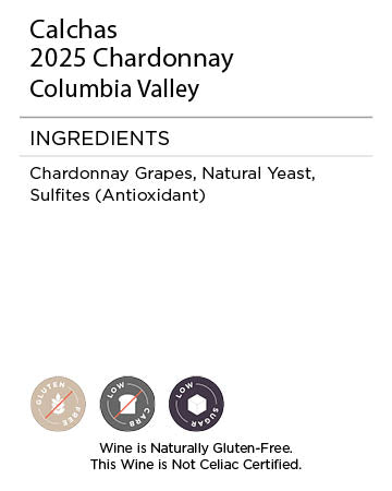 Calchas Chardonnay Serving Facts