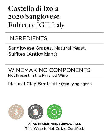 Castello di Izola 2020 Sangiovese Rubicone IGT, Italy