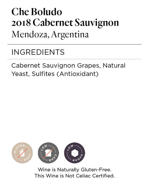 Che Boludo 2018 Cabernet Sauvignon Mendoza, Argentina