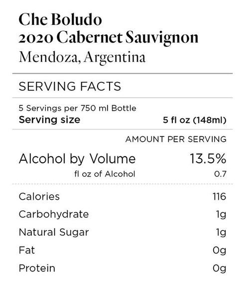 Che Boludo 2020 Cabernet Sauvignon Mendoza, Argentina