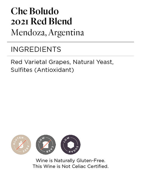 Che Boludo 2021 Red Blend Mendoza, Argentina