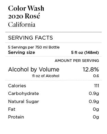 Color Wash 2020 Rosé, California