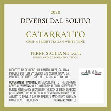Diversi dal Solito 2020 Catarratto Terre Siciliane IGT, Italy