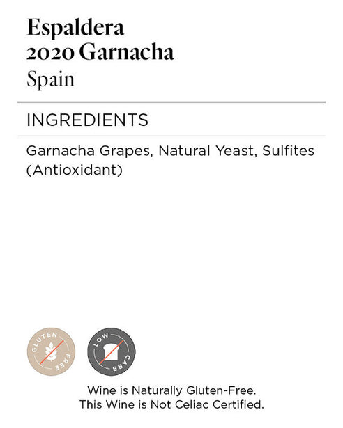 Espaldera 2020 Garnacha, Spain