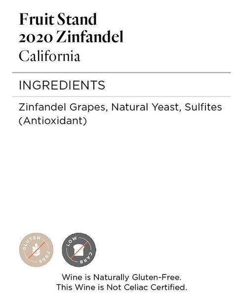 Fruit Stand 2020 Zinfandel California