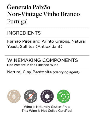 Ĝenerala Paixão NV Vinho Branco, Portugal