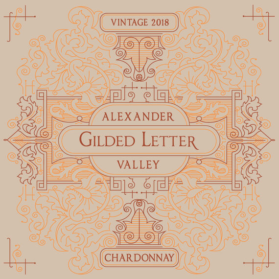 Gilded Letter 2018 Chardonnay Alexander Valley, California