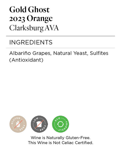 Gold Ghost 2023 Orange Clarksburg AVA, California