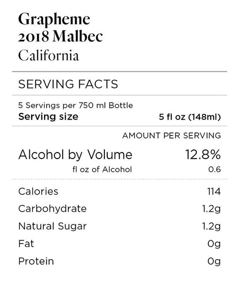 Grapheme 2018 Malbec California