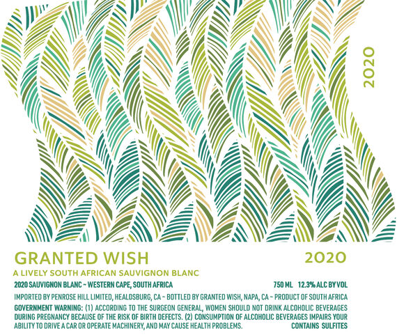 Granted Wish 2020 Sauvignon Blanc Western Cape, South Africa