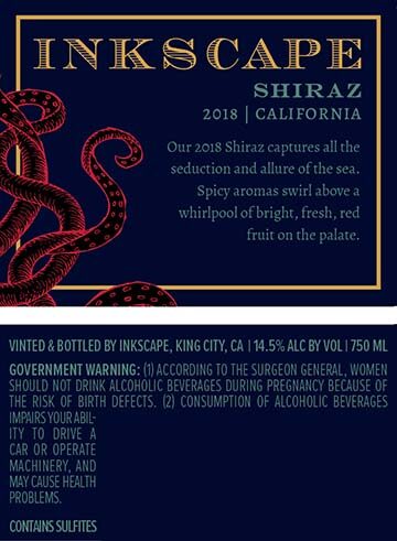 Inkscape 2018 Shiraz California