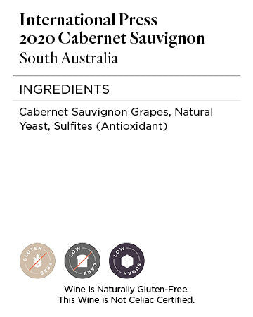 International Press 2020 Cabernet Sauvignon South Australia, Australia