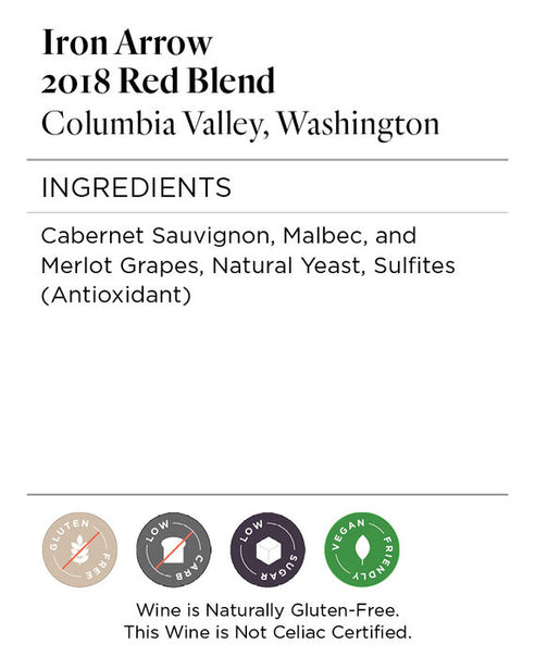 Iron Arrow 2018 Red Blend Columbia Valley, Washington 