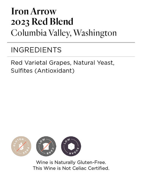 Iron Arrow 2023 Red Blend Columbia Valley, Washington
