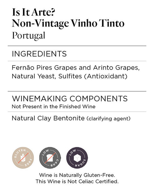 Is It Arte? NV Vinho Tinto, Portugal