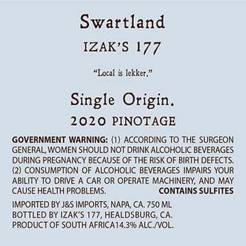 Izak's 177 2020 Pinotage Swartland, South Africa