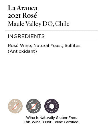 La Arauca 2021 Dry Rosé Maule Valley DO, Chile