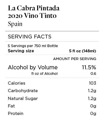 La Cabra Pintada 2020 Vino Tinto, Spain