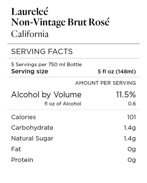 Laureleé NV Brut Rosé, California
