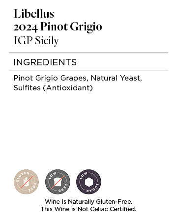 Libellus 2024 Pinot Grigio Nutrition