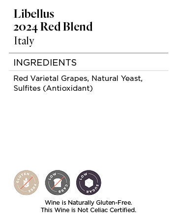 Libellus 2024 Red Blend Italy Nutrition