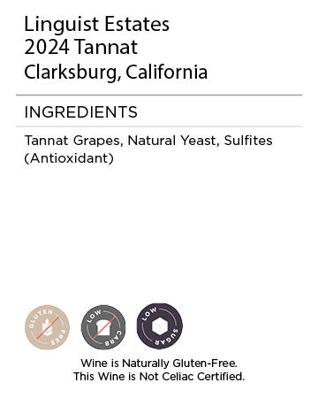 Linguist Estates Tannat Serving Facts