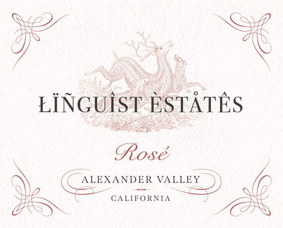 Linguist Estates NV Rosé Alexander Valley, California