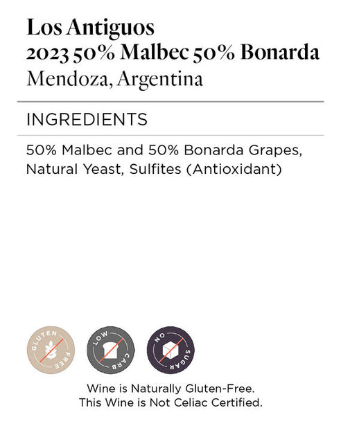 Los Antiguos 2023 Malbec - Bonarda Mendoza, Argentina