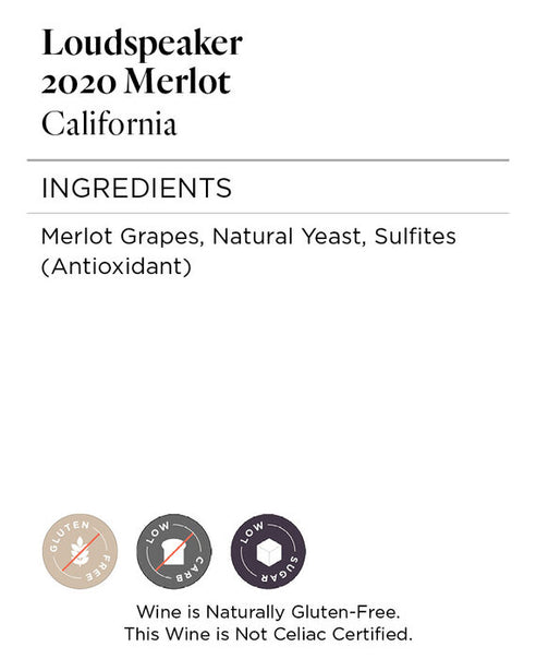 Loudspeaker 2020 Merlot California