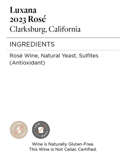 Luxana 2023 Rosé Clarksburg, California