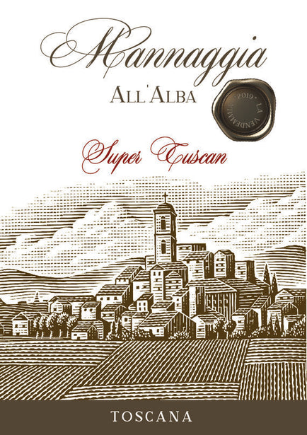 Mannaggia All'Alba 2019 Super Tuscan Red Blend Toscana IGT, Italy
