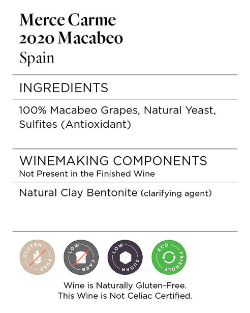 Merce Carme 2020 Macabeo Spain