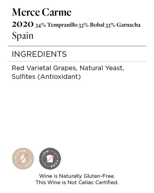 Merce Carme 2020 Tempranillo - Bobal - Garnacha, Spain