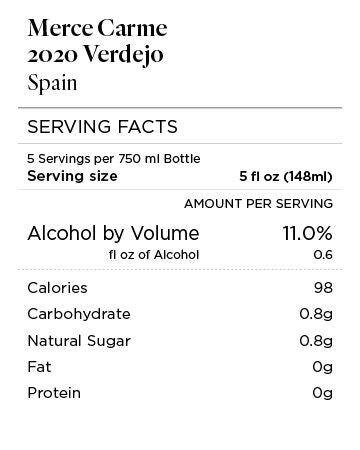 Merce Carme 2020 Verdejo, Spain