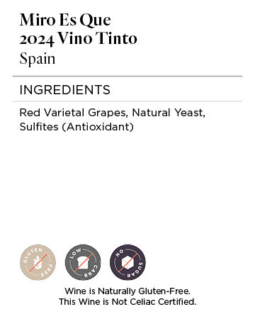 Miro Es Que Ingredients