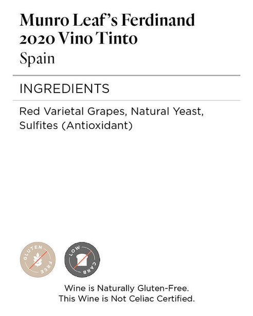 Munro Leaf's Ferdinand 2020 Vino Tinto, Spain