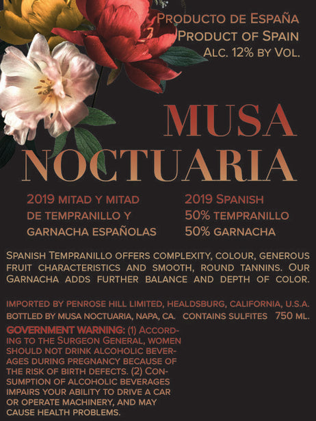 Musa Noctuaria 2019 Tempranillo – Garnacha Spain