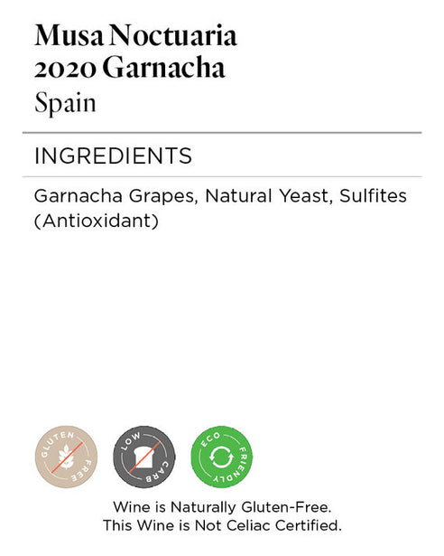 Musa Noctuaria 2020 Garnacha, Spain