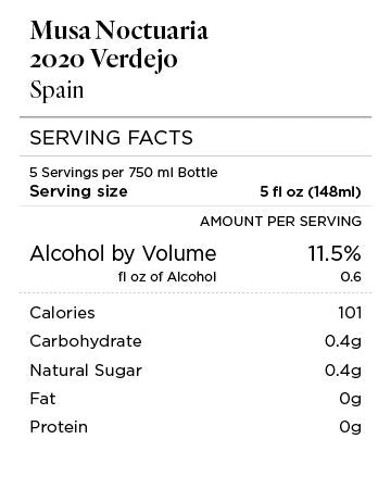 Musa Noctuaria 2020 Verdejo, Spain