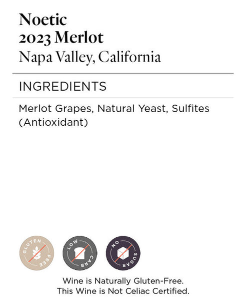 Noetic 2023 Merlot Napa Valley, California
