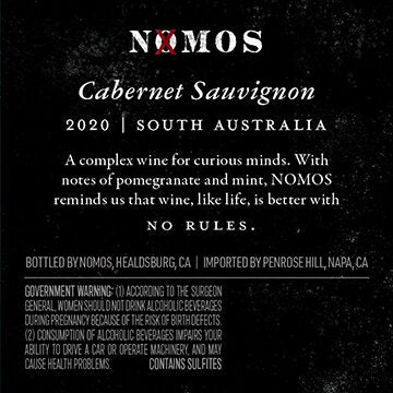 Nomos 2020 Cabernet Sauvignon South Australia