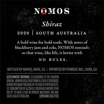 Nomos 2020 Shiraz South Australia