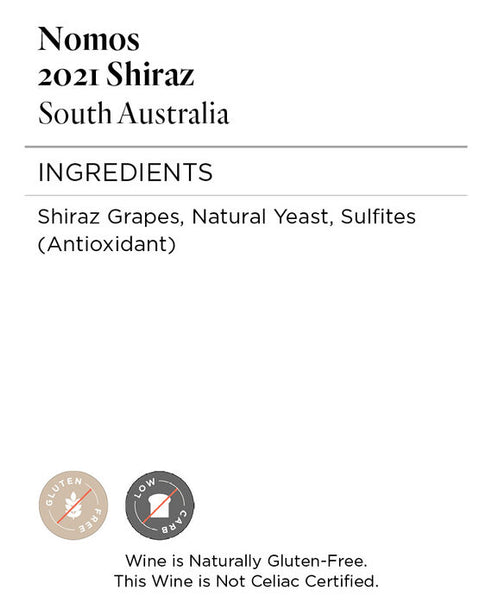 Nomos 2021 Shiraz South Australia, Australia
