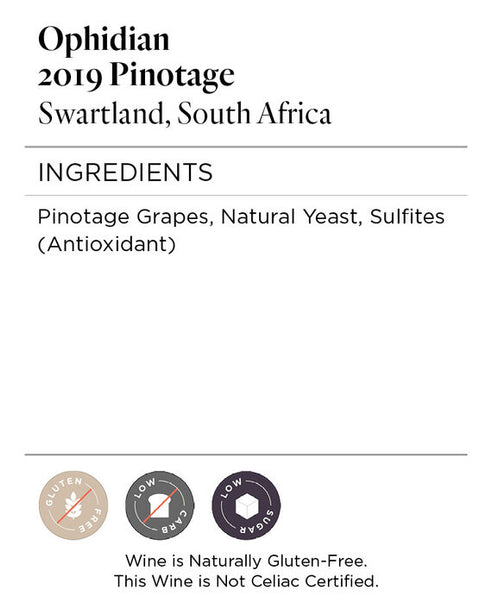 Ophidian 2019 Pinotage Swartland, South Africa