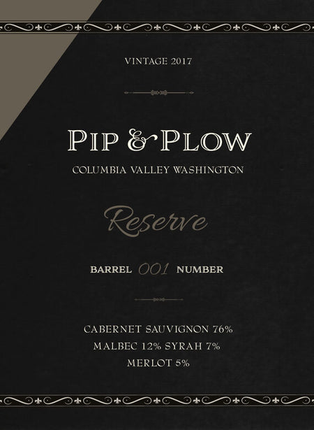 Pip & Plow 2017 Reserve Cabernet Sauvignon – Malbec Columbia Valley, Washington