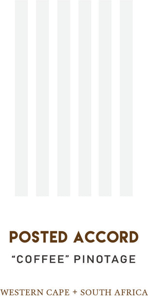 Posted Accord 2018 Coffee Pinotage Western Cape, South Africa