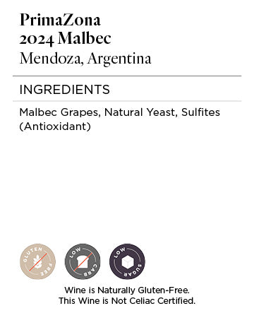 PrimaZona Ingredients