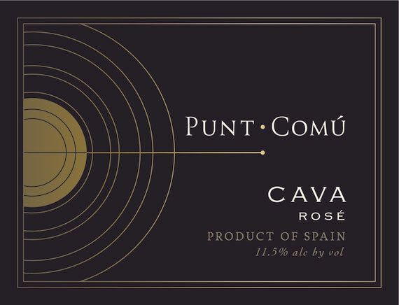 Punt Comú NV Cava Brut Rosé DO Cava, Spain