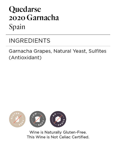 Quedarse 2020 Garnacha, Spain