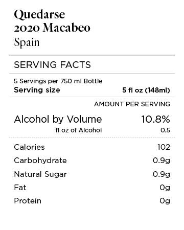 Quedarse 2020 Macabeo Spain